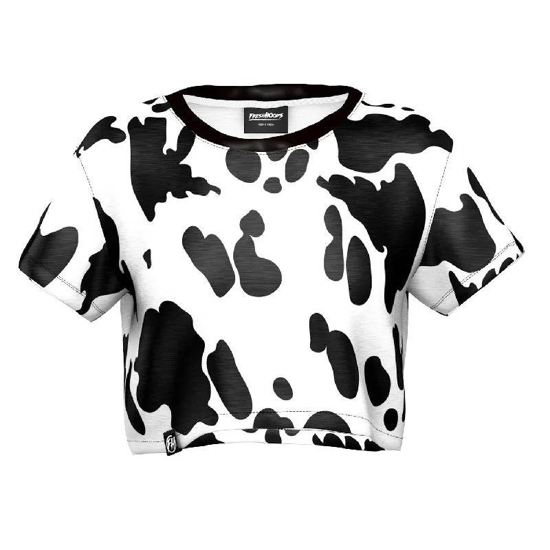 Cow Crop Top