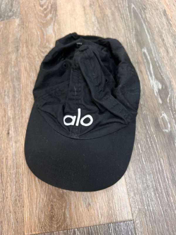 Hat Baseball Cap By Alo In Black