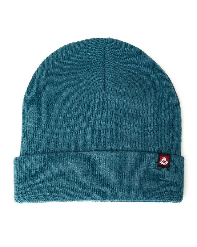 Ok - Tight Knit Beanie - Teal