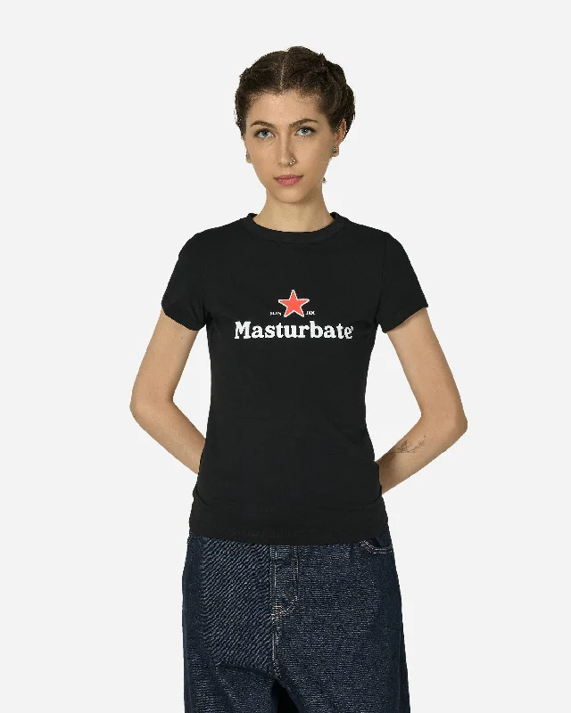 Slam Jam Masturbate T-Shirt Black