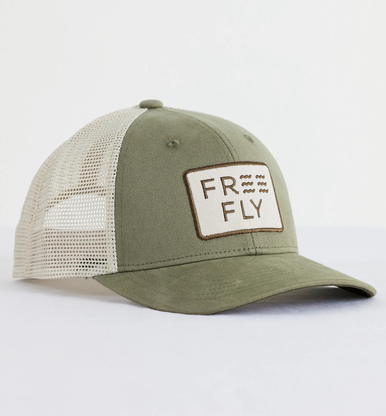 Wave Trucker Hat - Capers Green