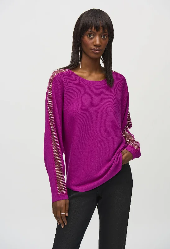 Relaxed Fit Mesh Pullover