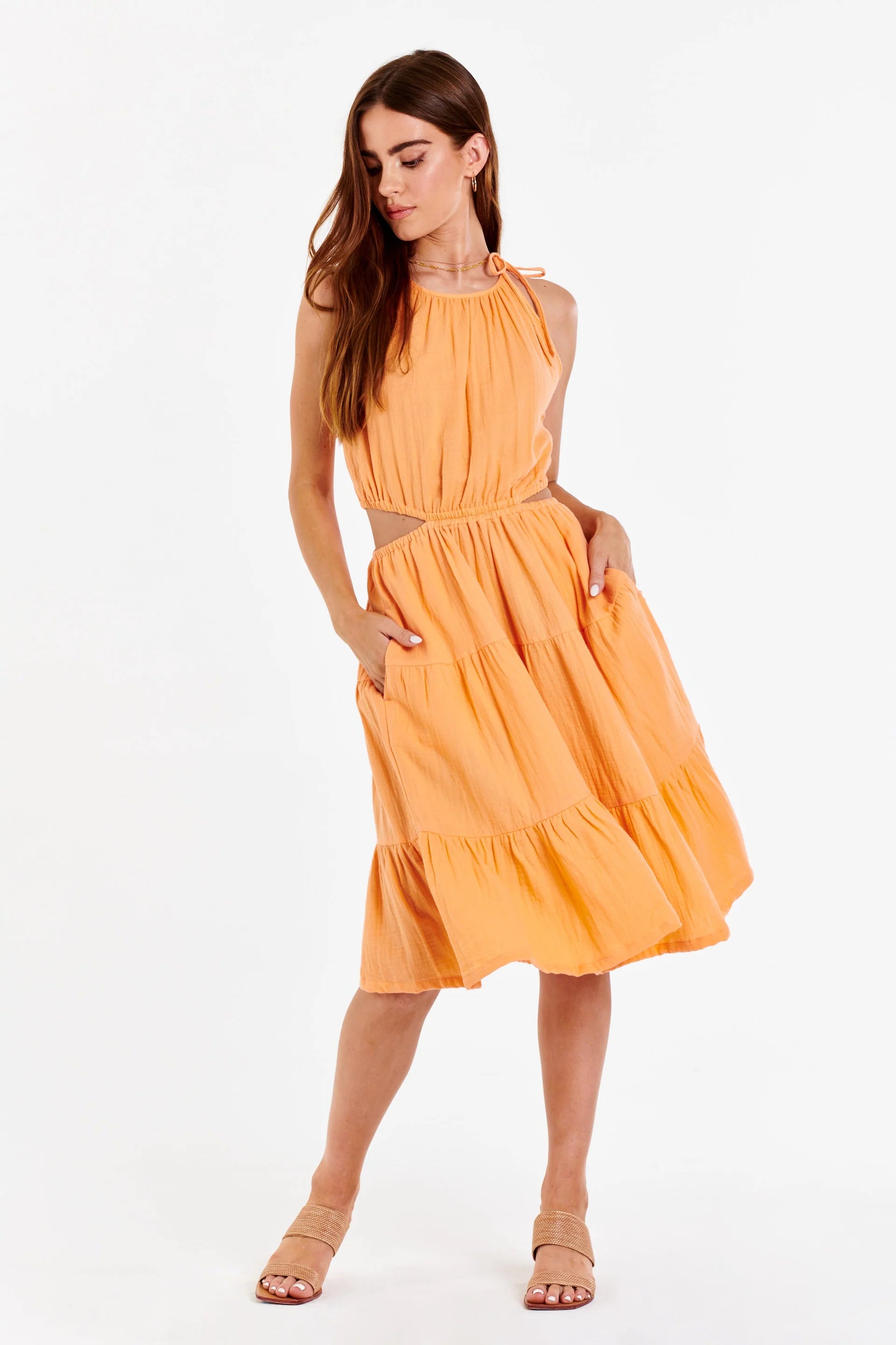 Ivanna Side Cutout Dress