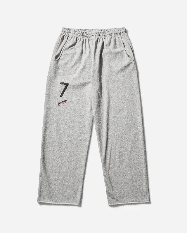 Women's Cropped Sweatpants Grey Melange