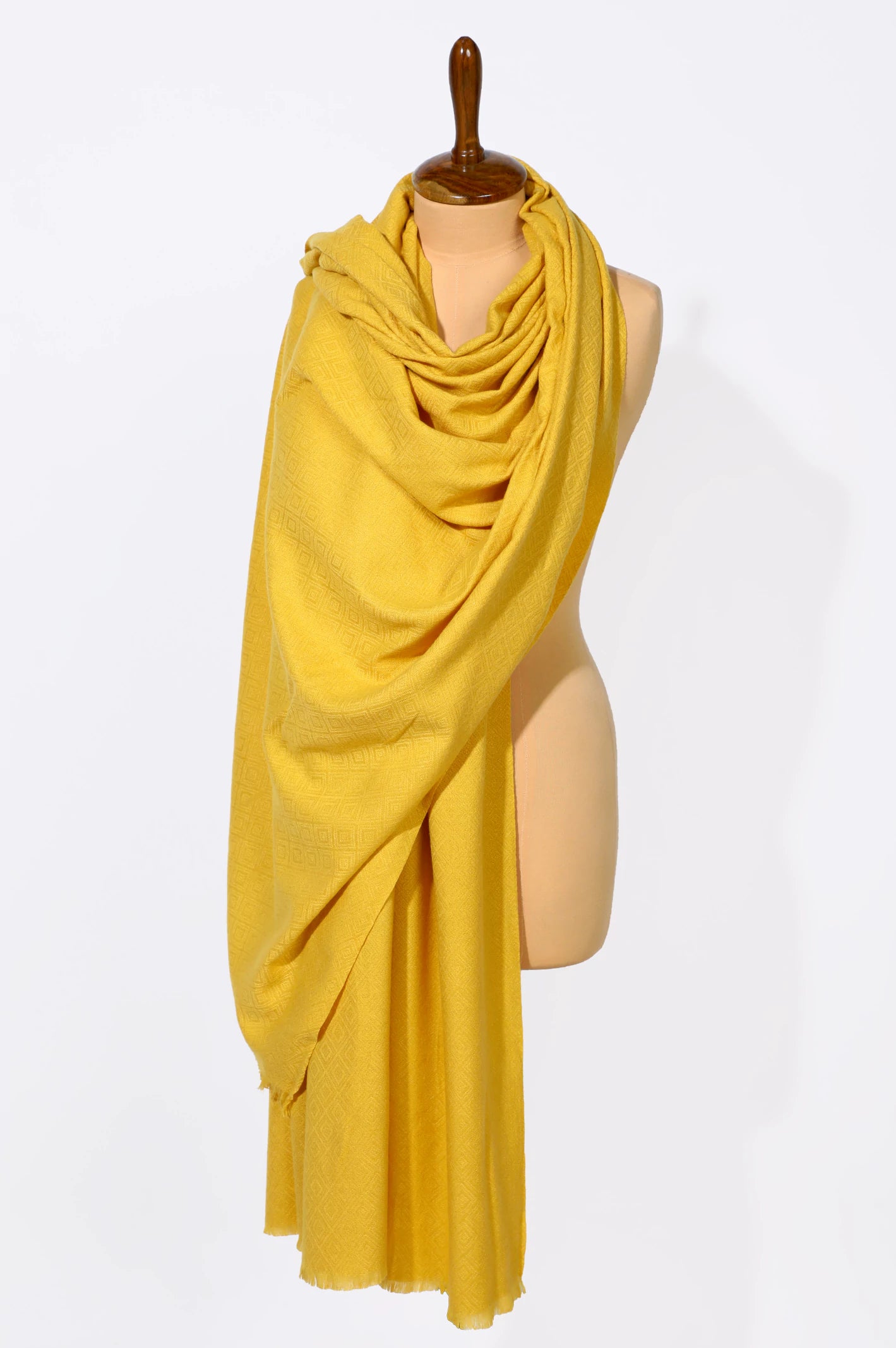 Mustard Plain Shawl