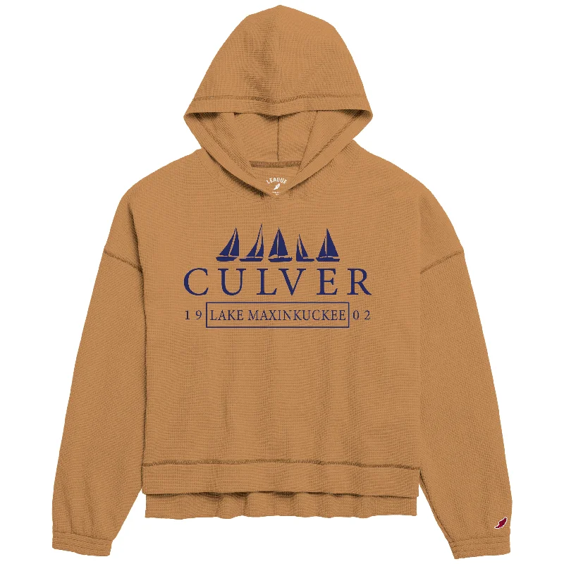 Waffle Lake Max Oversized Hood - Tan