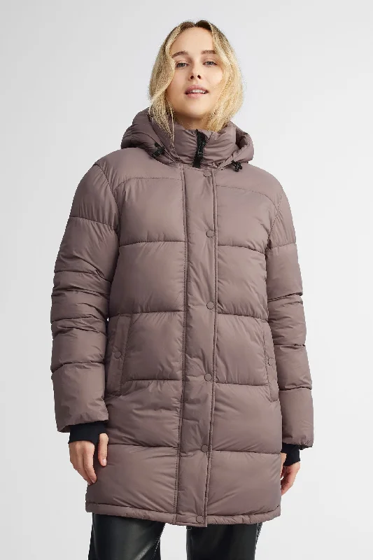 Manteau d'hiver long matelassé - Femme