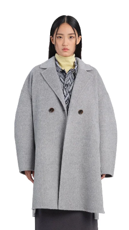 Melange Double Face Coat