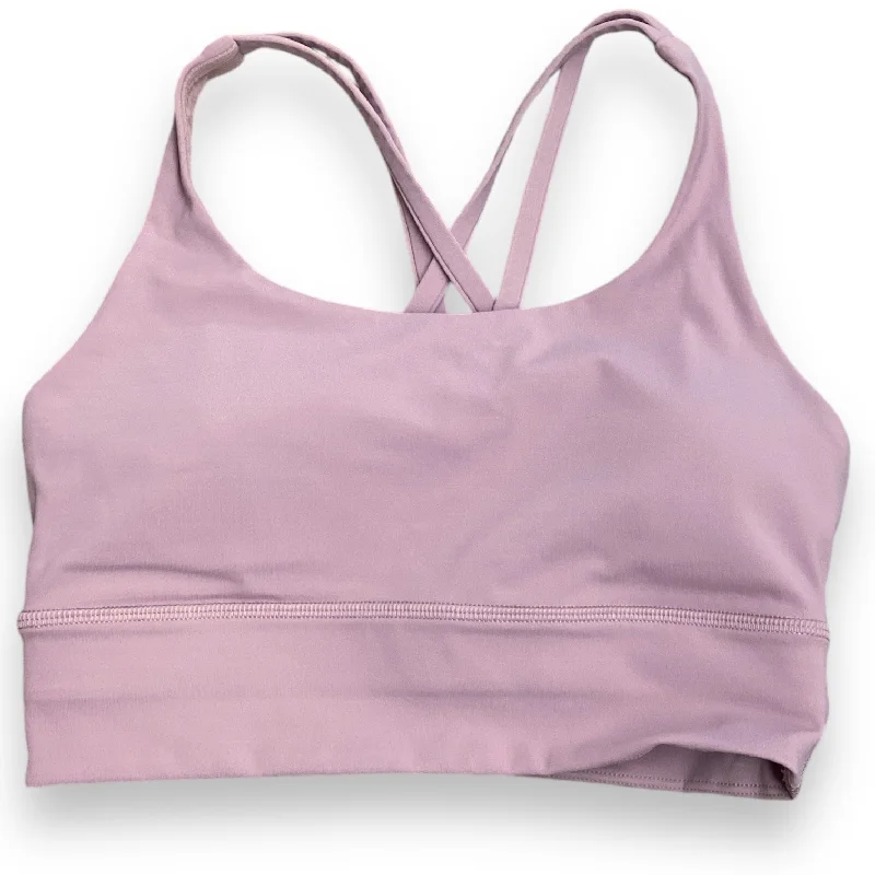 Athletic Bra By Lululemon In Pink, Size: 4