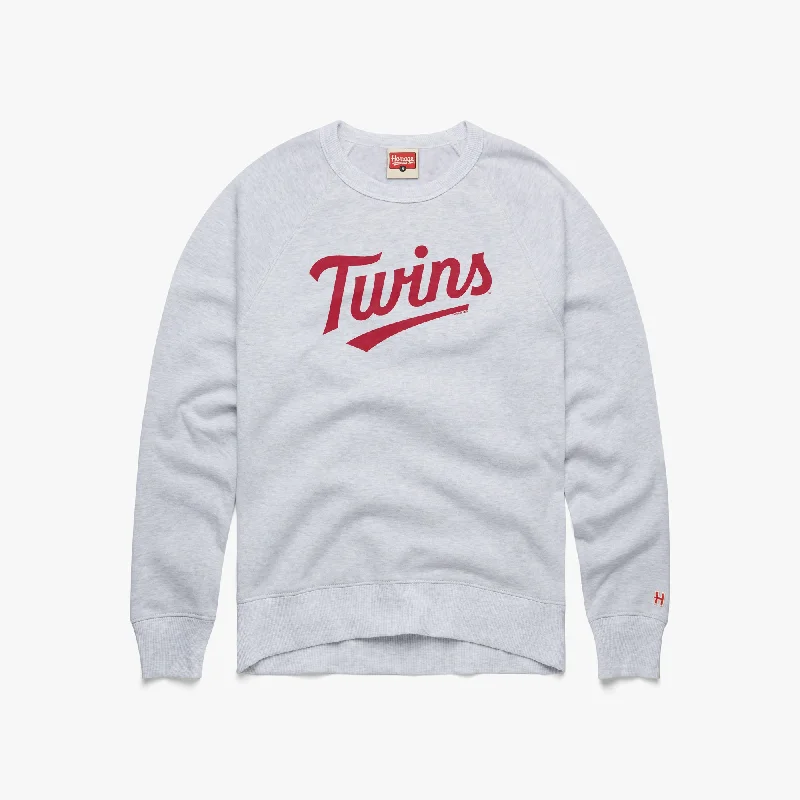 Minnesota Twins Jersey Logo Crewneck