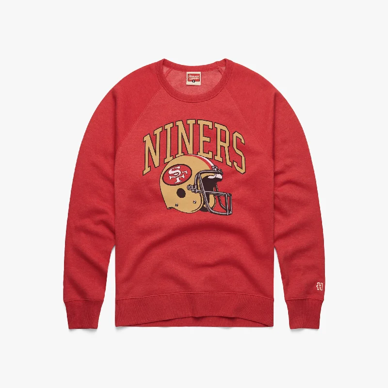 San Francisco 49ers Helmet Retro Crewneck